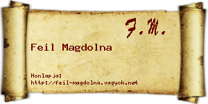Feil Magdolna névjegykártya